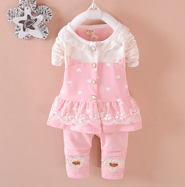 BibiCola Baby Girls Clothing Sets Toddle Tracksuits Kids Tops   Pants 2pcs Tracksuits Kids Girls Clothes Baby Girl Clothes Set
